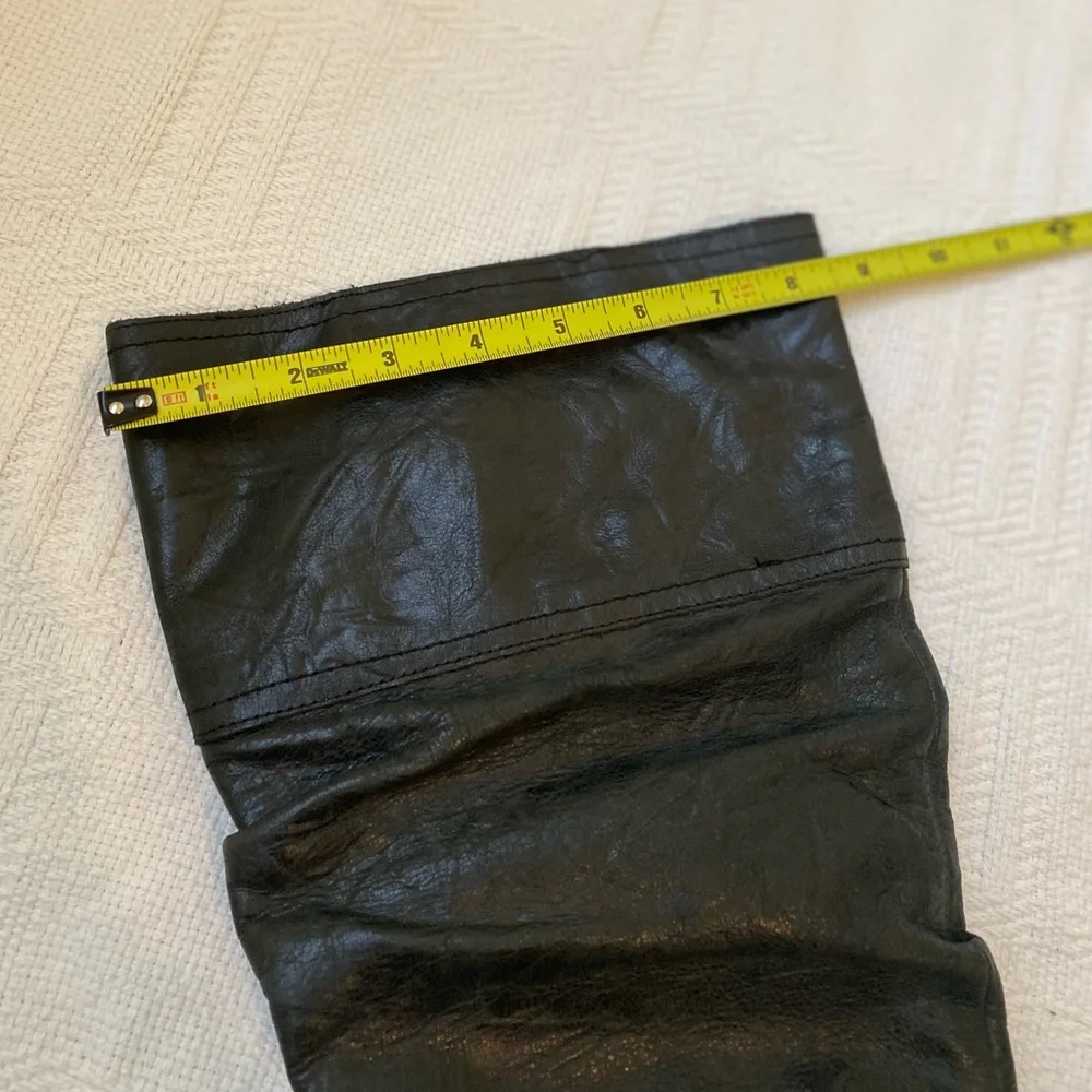 ❣️ Spanish Leather & Wood Heeled Boots  |  39 (9) - Picture 5 of 10